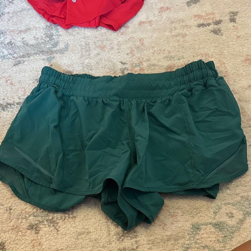 Green lulu hotty hot shorts